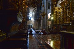 33 Santiago, interno della catedrale